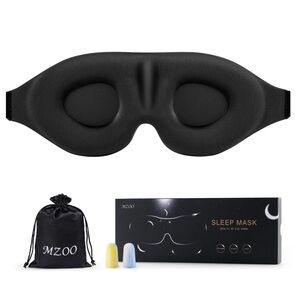 Light-Blocking 3-D Sleep Mask Adult OS-BLACK